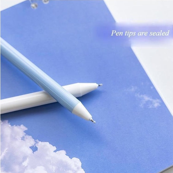 Black Gel Pen Set of 5 | Aesthetic 0.5mm 0.38mm Ink Pens | Dream Series Stationery Gift Set