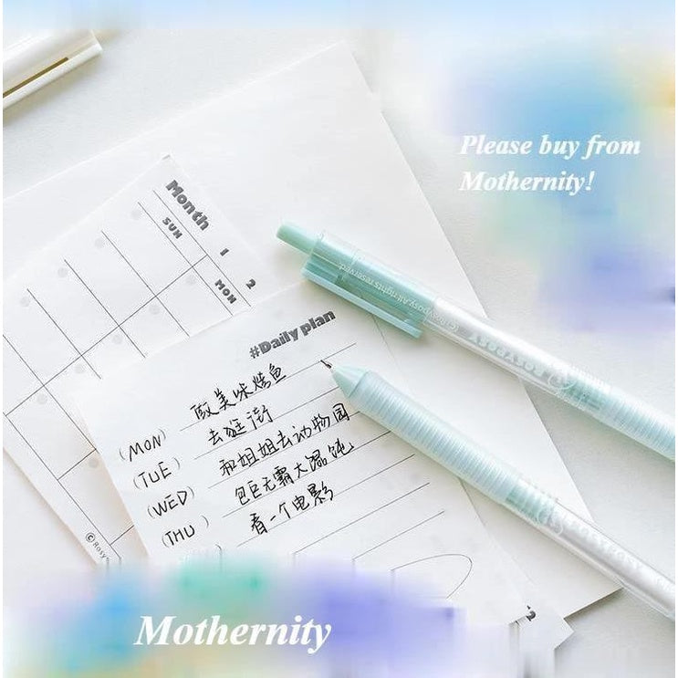 Black Gel Pen Set of 5 | Aesthetic 0.5mm 0.38mm Ink Pens | Dream Series Stationery Gift Set