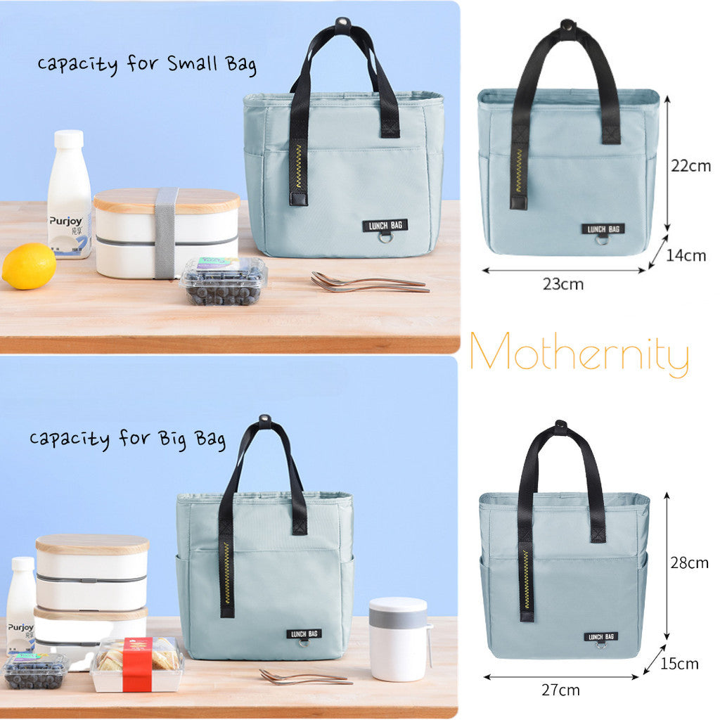 Insulated Lunch Bag PEVA Waterproof | Large Capacity Thermal Tote for Work, School, Office Use