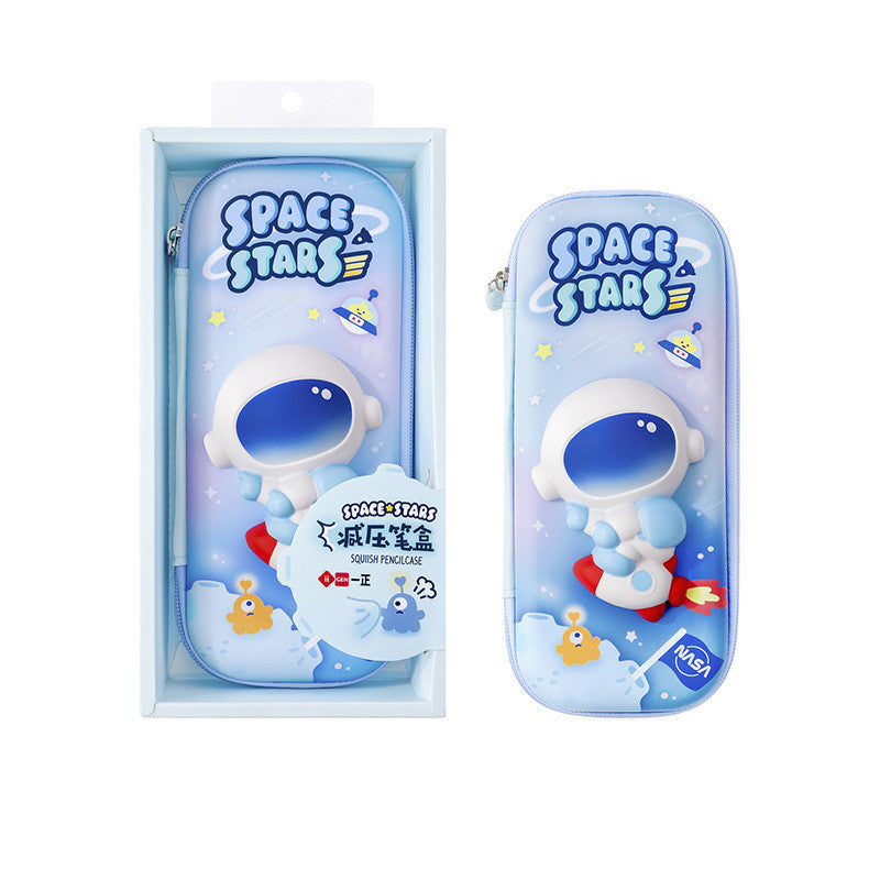 iiGEN Squishy Pencil Case | Cartoon Animal Design | Stress Relief EVA PU Pouch (285g)