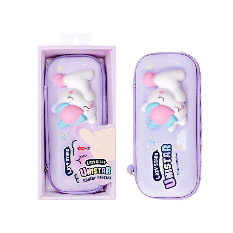 iiGEN Squishy Pencil Case | Cartoon Animal Design | Stress Relief EVA PU Pouch (285g)
