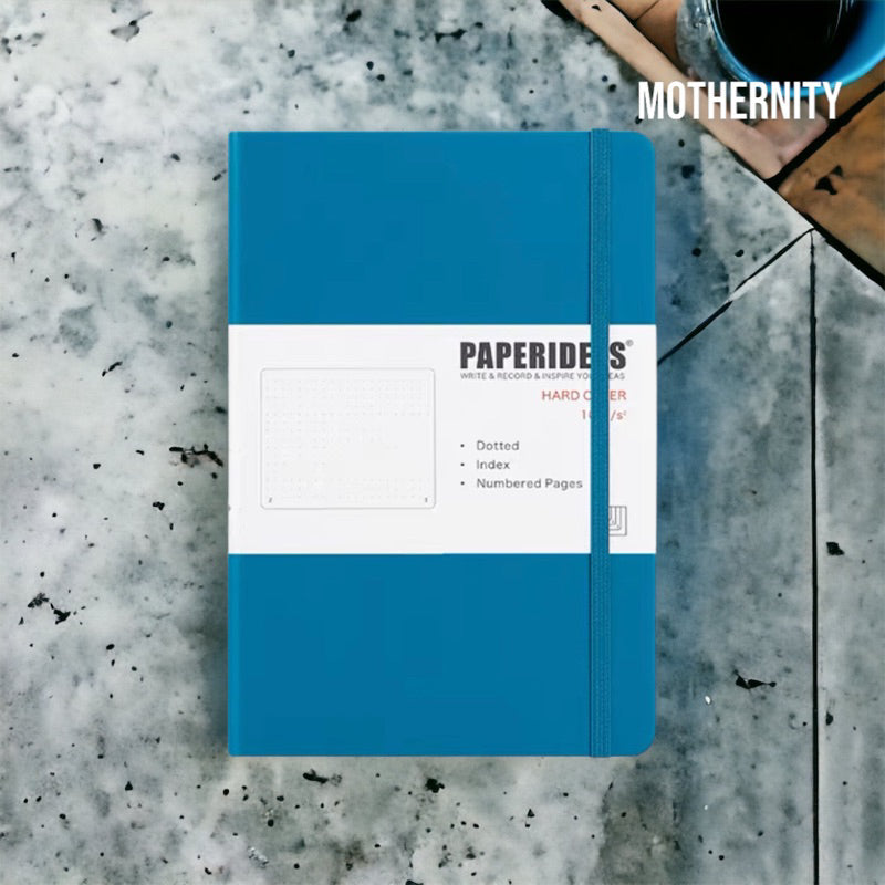 Paperideas A5 Dotted Bullet Journal | PU Leather Notebook | 188 Pages 100gsm | Minimalist Bujo