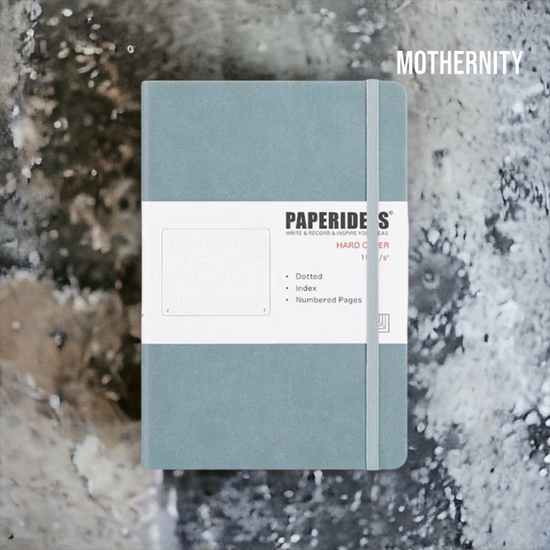 Paperideas A5 Dotted Bullet Journal | PU Leather Notebook | 188 Pages 100gsm | Minimalist Bujo
