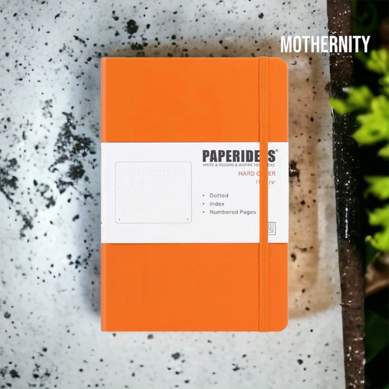 Paperideas A5 Dotted Bullet Journal | PU Leather Notebook | 188 Pages 100gsm | Minimalist Bujo