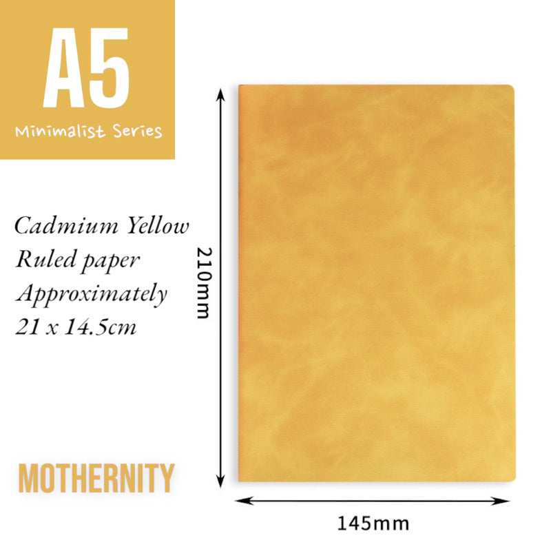 PU Leather Notebook A5 A6 – Magnetic / Minimalist | Soft Cover Journal | Business Diary Mothernity