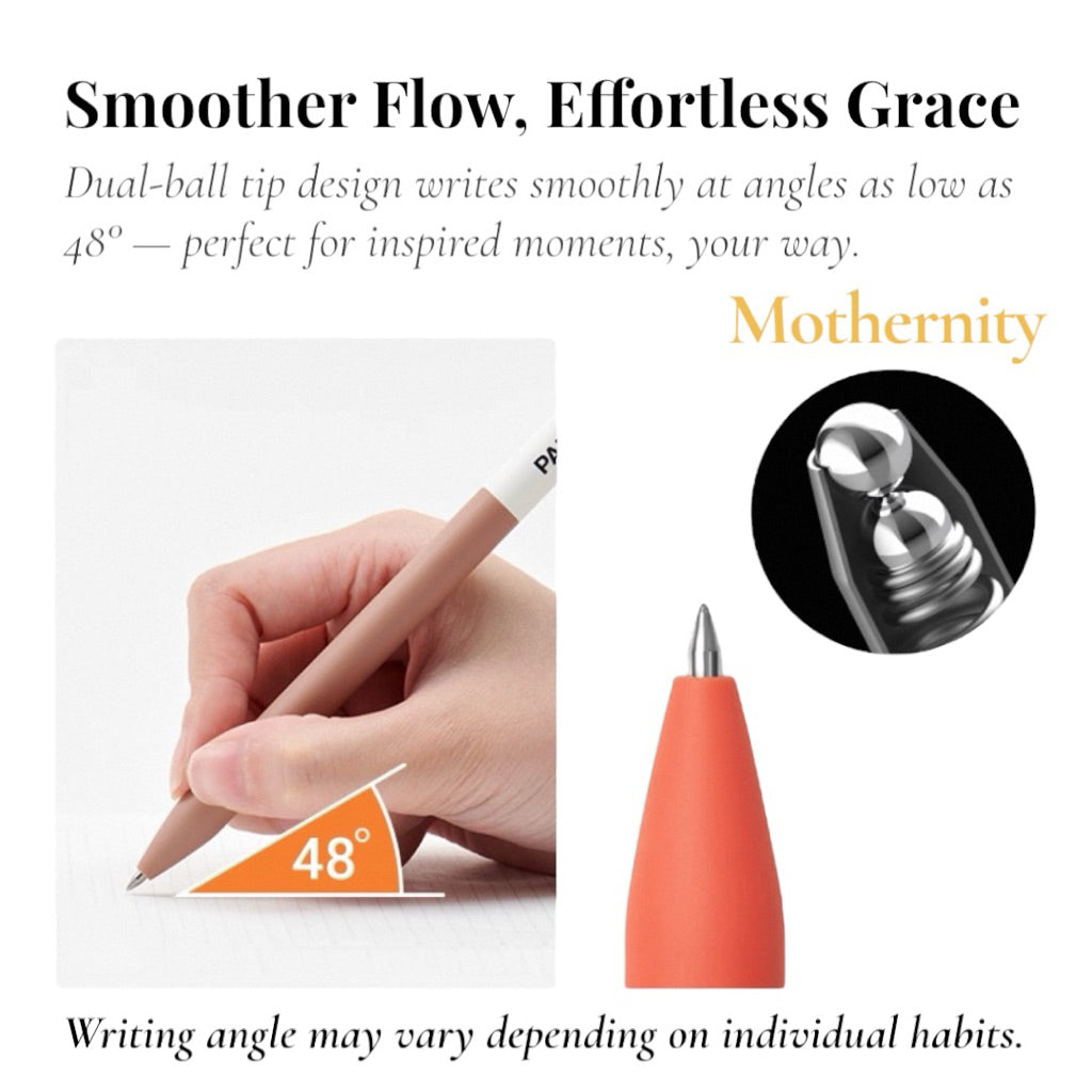 KACO x Pantone Gel Pens 2000–2025 | Twist Heart Top | 0.5mm Smooth Black Ink