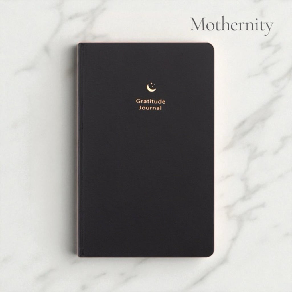 PU Leather A5 Gratitude Journal | Guided Prompts & Daily Quotes Notebook