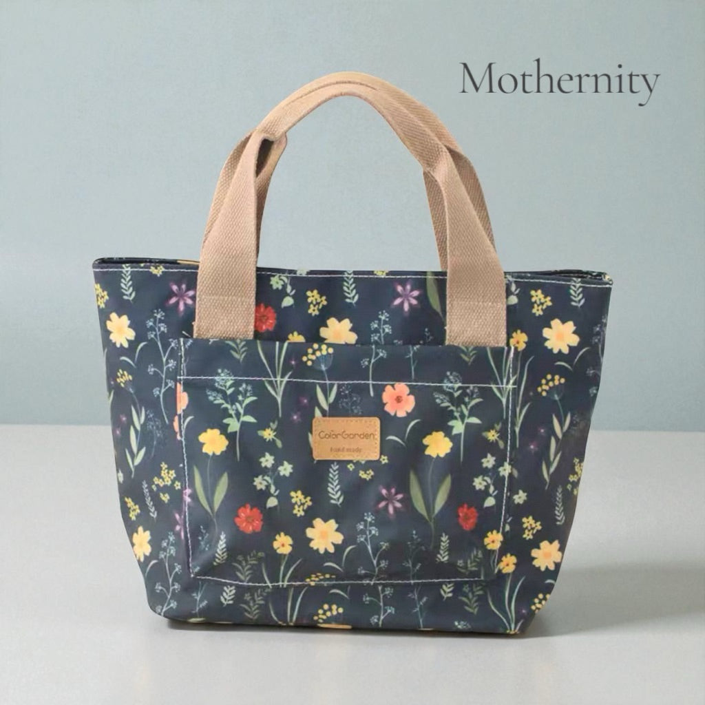 Water-Resistant Cute Tote Lunch Bag – Multi-Design Hand-Carry Bag | Mummy Bag, Student Bento Bag
