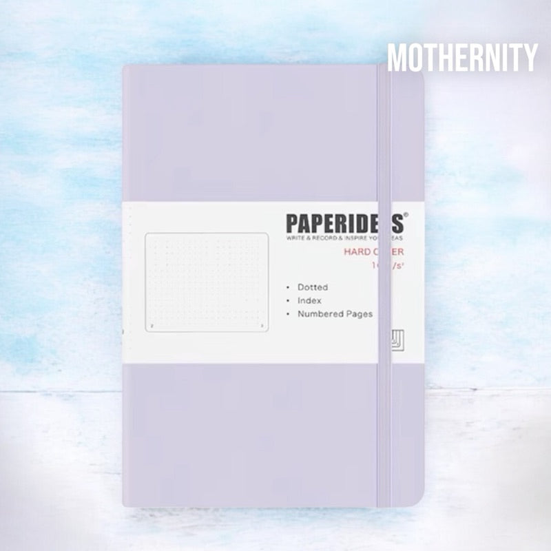 Paperideas A5 Dotted Bullet Journal | PU Leather Notebook | 188 Pages 100gsm | Minimalist Bujo
