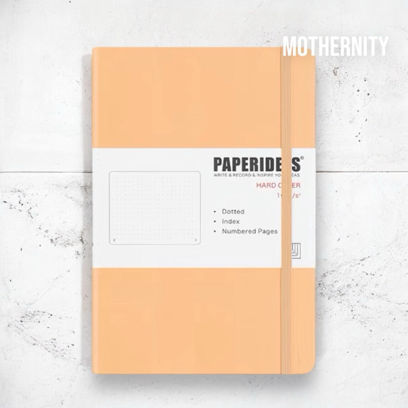 Paperideas A5 Dotted Bullet Journal | PU Leather Notebook | 188 Pages 100gsm | Minimalist Bujo