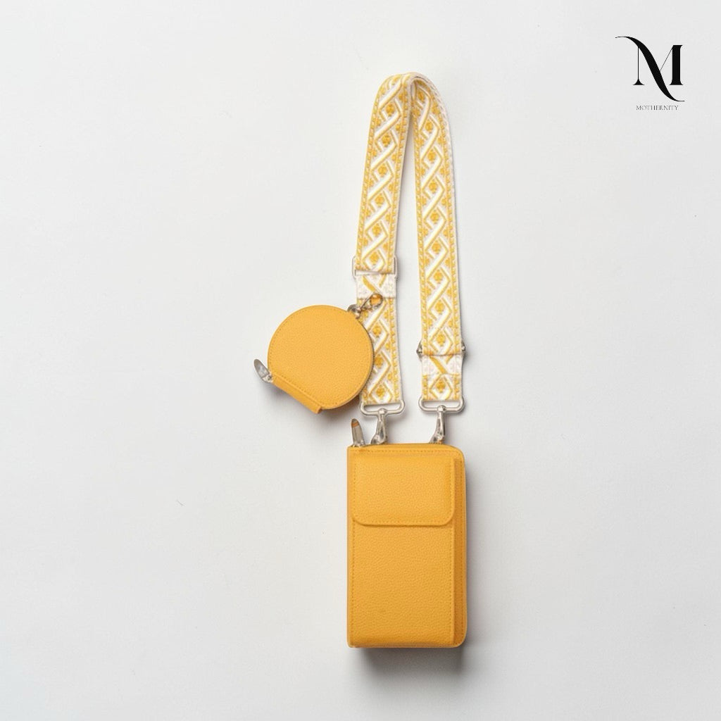 Minimalist Crossbody Phone Bag with Coin Pouch