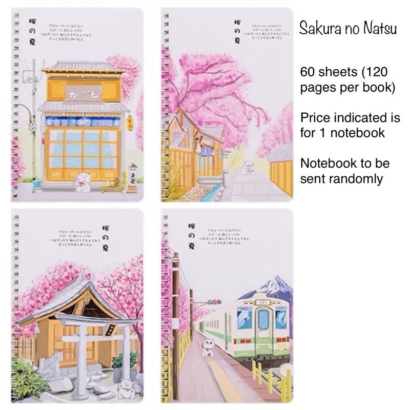 A5 Spiral Notebook 60 Sheets | 120 Pages | Soft-Style Illustrated Cover | Lined Journal School Gift