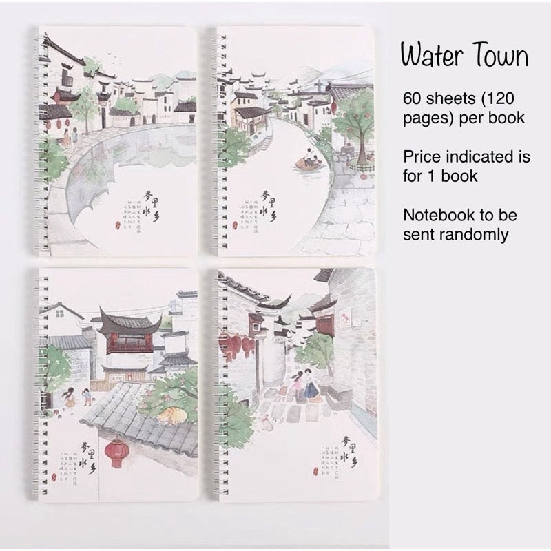 A5 Spiral Notebook 60 Sheets | 120 Pages | Soft-Style Illustrated Cover | Lined Journal School Gift