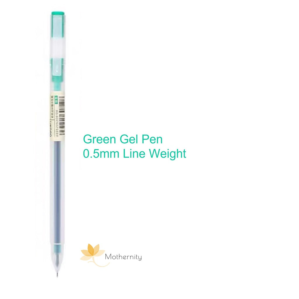 Deli A119 33160 Gel Pens 0.5mm – 8 Colours Set | Smooth Ink Fine Tip | School Office