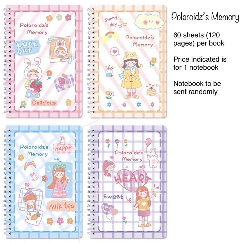 A5 Spiral Notebook 60 Sheets | 120 Pages | Soft-Style Illustrated Cover | Lined Journal School Gift