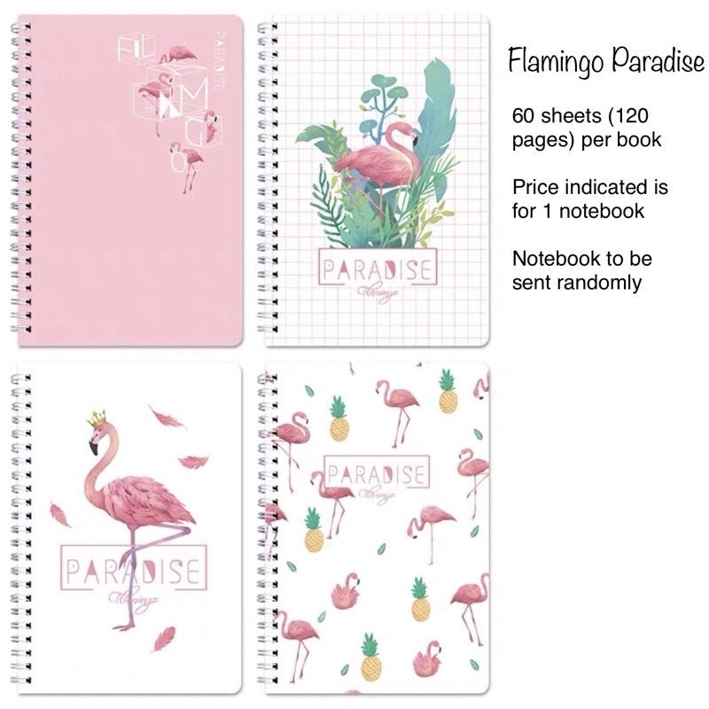 A5 Spiral Notebook 60 Sheets | 120 Pages | Soft-Style Illustrated Cover | Lined Journal School Gift