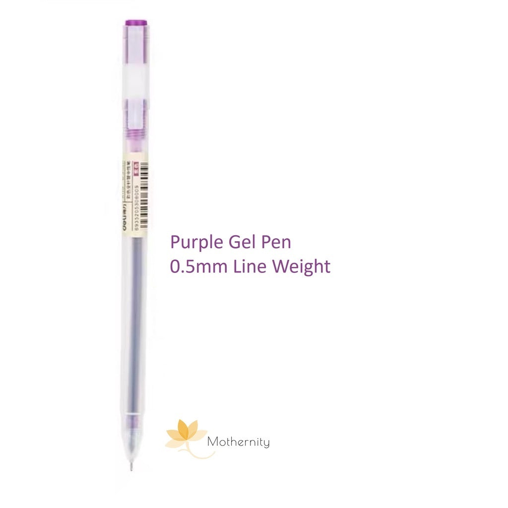 Deli A119 33160 Gel Pens 0.5mm – 8 Colours Set | Smooth Ink Fine Tip | School Office