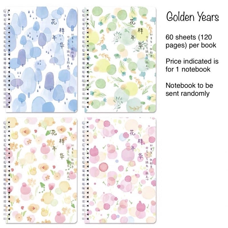 A5 Spiral Notebook 60 Sheets | 120 Pages | Soft-Style Illustrated Cover | Lined Journal School Gift
