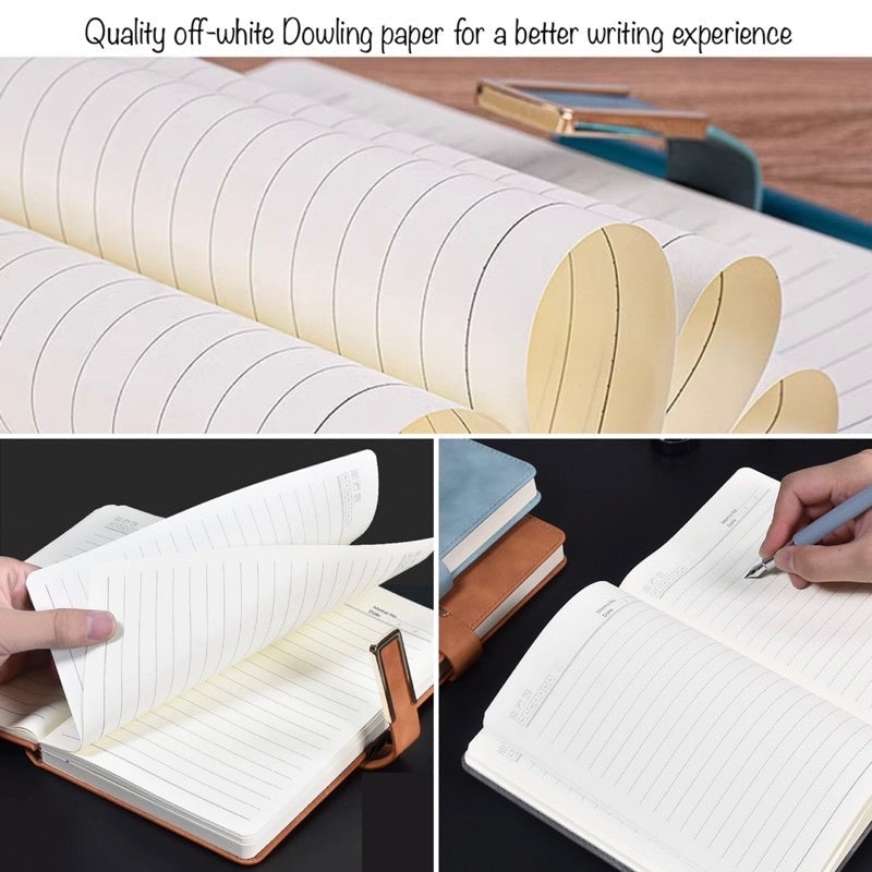 PU Leather Notebook A5 A6 – Magnetic / Minimalist | Soft Cover Journal | Business Diary Mothernity