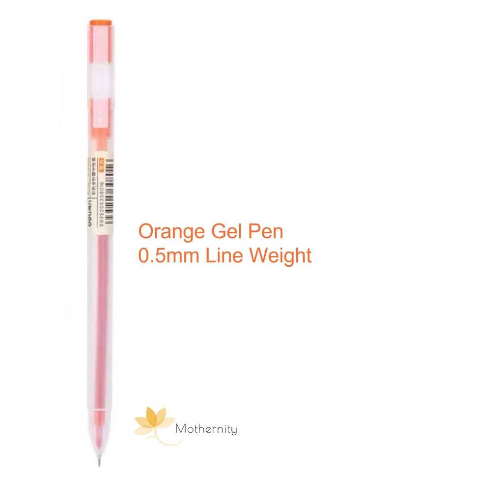 Deli A119 33160 Gel Pens 0.5mm – 8 Colours Set | Smooth Ink Fine Tip | School Office