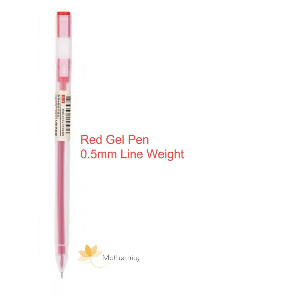 Deli A119 33160 Gel Pens 0.5mm – 8 Colours Set | Smooth Ink Fine Tip | School Office