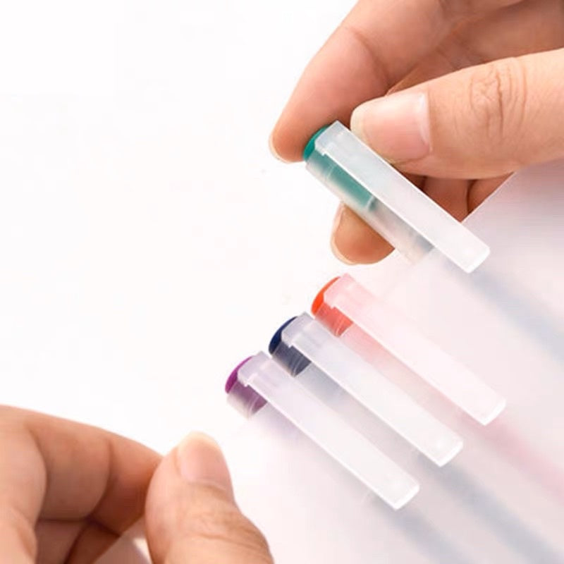 Deli A119 33160 Gel Pens 0.5mm – 8 Colours Set | Smooth Ink Fine Tip | School Office