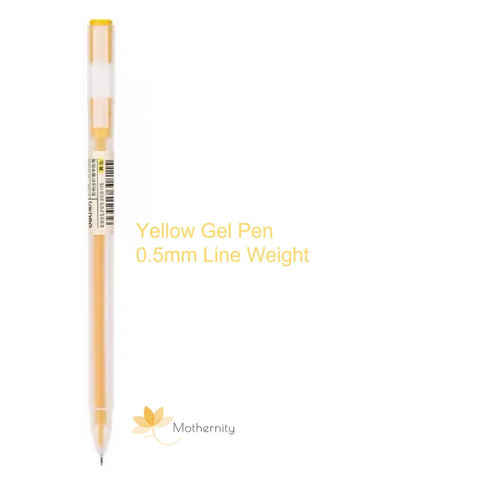 Deli A119 33160 Gel Pens 0.5mm – 8 Colours Set | Smooth Ink Fine Tip | School Office