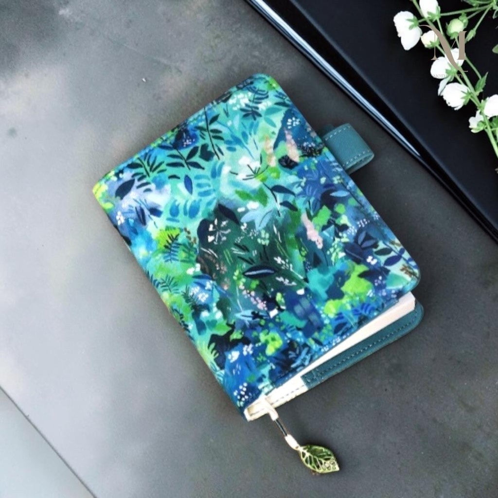 Notefor Floral Fabric Journal Cover A5 A6 | Notebook Cover with Pen Holder & Bookmark