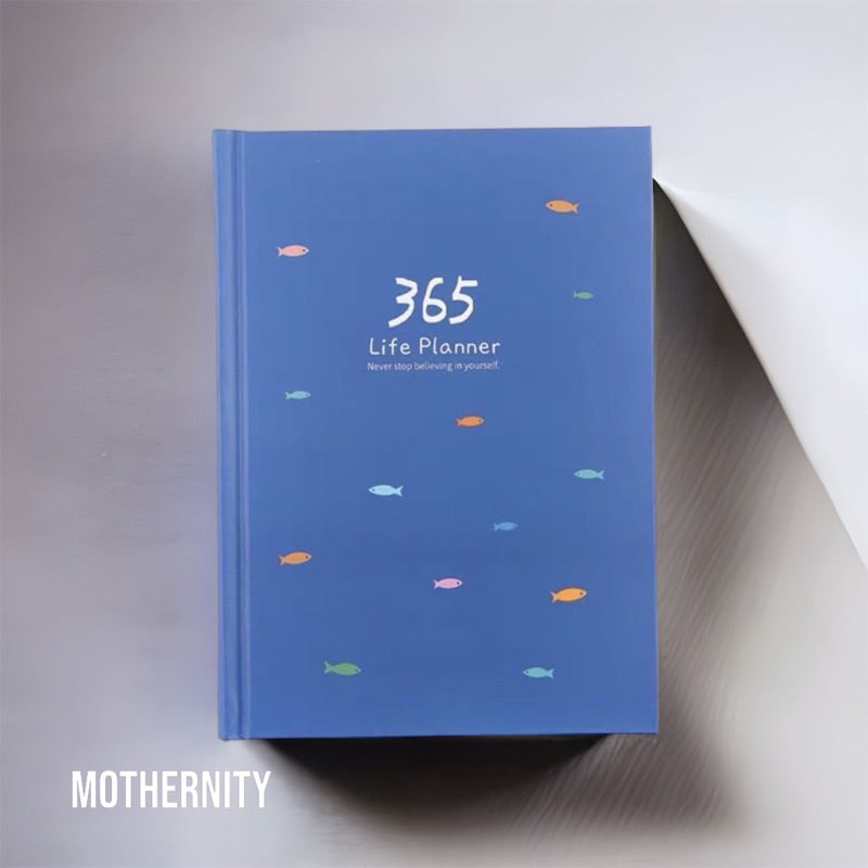 Undated Life Planner – A5 Hardcover Diary | 228 Pages Daily Monthly Journal