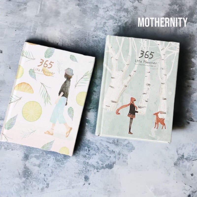 Undated Life Planner – A5 Hardcover Diary | 228 Pages Daily Monthly Journal