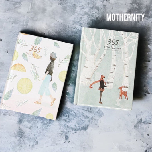 Undated Life Planner – A5 Hardcover Diary | 228 Pages Daily Monthly Journal