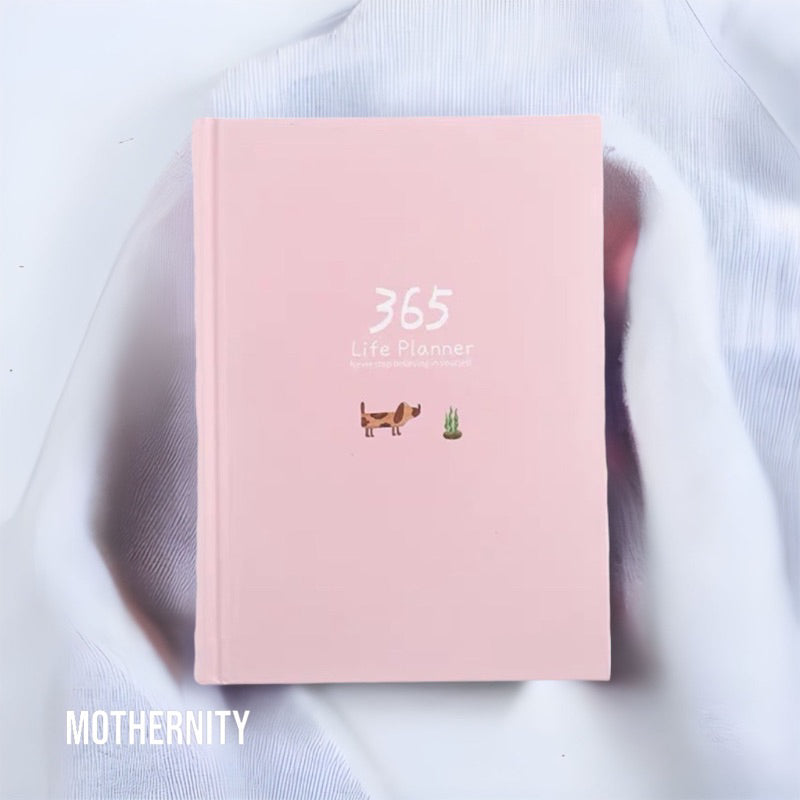 Undated Life Planner – A5 Hardcover Diary | 228 Pages Daily Monthly Journal