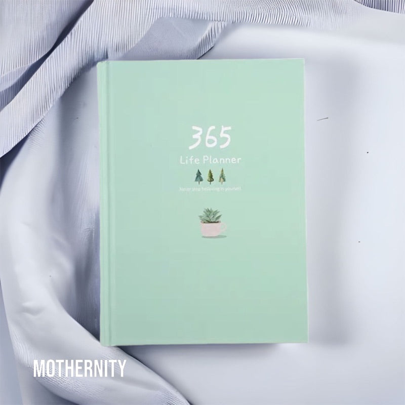 Undated Life Planner – A5 Hardcover Diary | 228 Pages Daily Monthly Journal