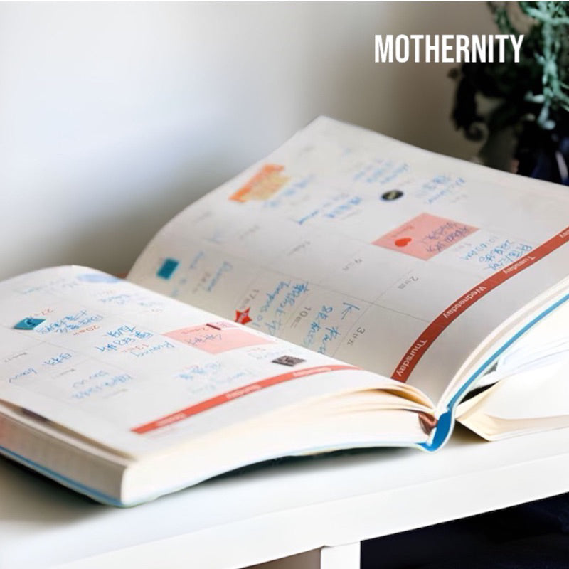 Undated A5 Bullet Journal – 365 Planner | Yearly Monthly Daily | 256 Pages | Hardcover Diary