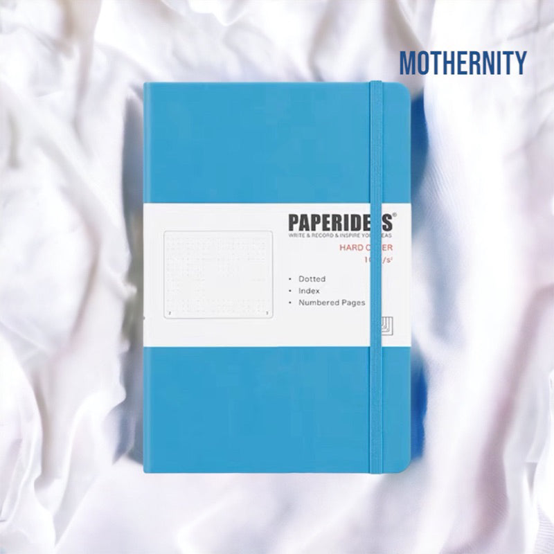 Paperideas A5 Dotted Bullet Journal | PU Leather Notebook | 188 Pages 100gsm | Minimalist Bujo