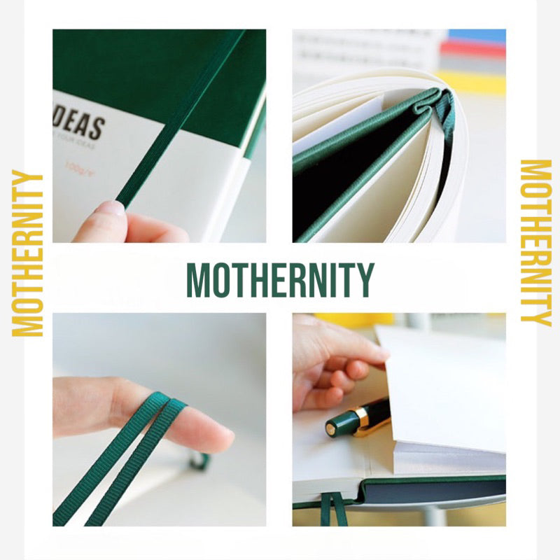 Paperideas A5 Dotted Bullet Journal | PU Leather Notebook | 188 Pages 100gsm | Minimalist Bujo