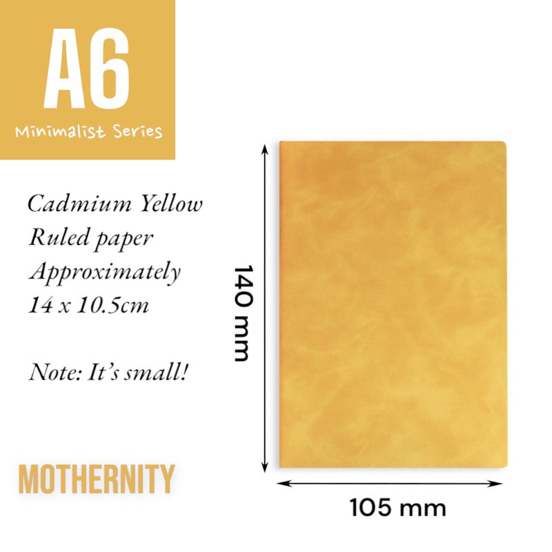 PU Leather Notebook A5 A6 – Magnetic / Minimalist | Soft Cover Journal | Business Diary Mothernity