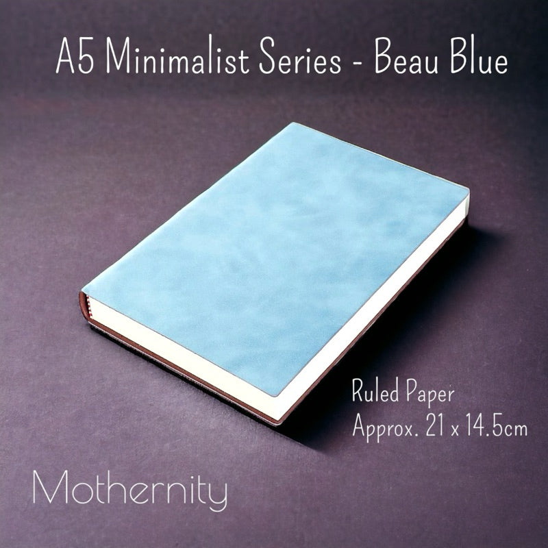 PU Leather Notebook A5 A6 – Magnetic / Minimalist | Soft Cover Journal | Business Diary Mothernity
