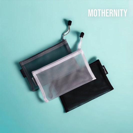 Translucent Mesh Pencil Case – Single/Double Zip | See-Through Pouch for Stationery Travel