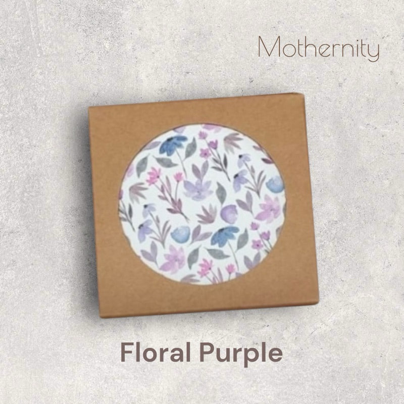 Ceramic Drink Coaster with Cork Base | Floral Absorbent Round Coaster for Hot & Cold Beverages