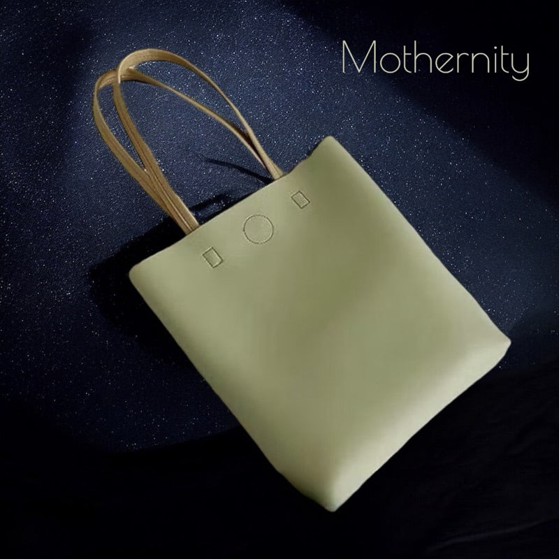 PU Leather Tote Bag | Inner Pocket | Minimalist Shoulder Bag for Work or Daily Use | 27x32cm