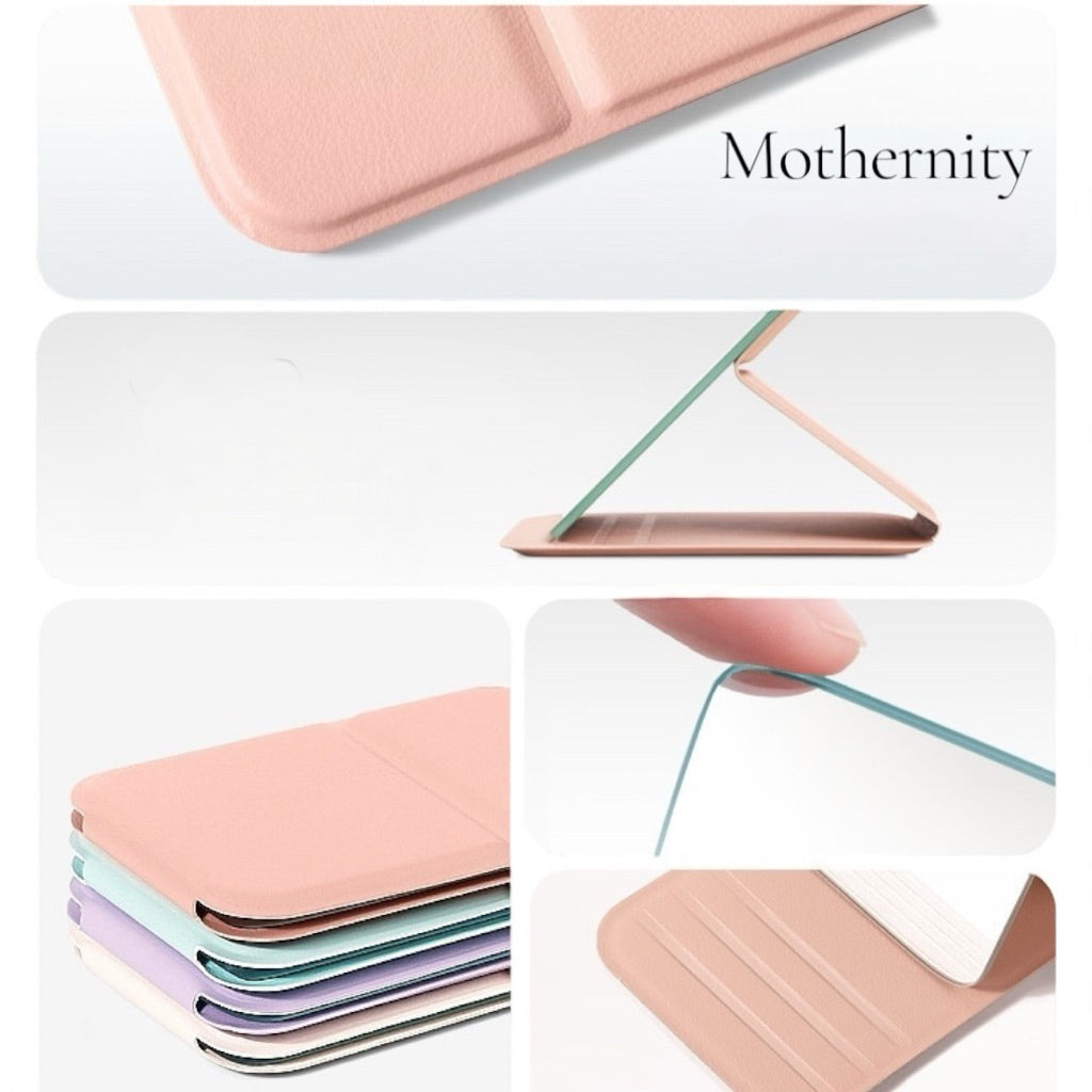 Mini Foldable Makeup Mirror | Handheld Stand Mirror Portable Compact for Desk Dorm Travel