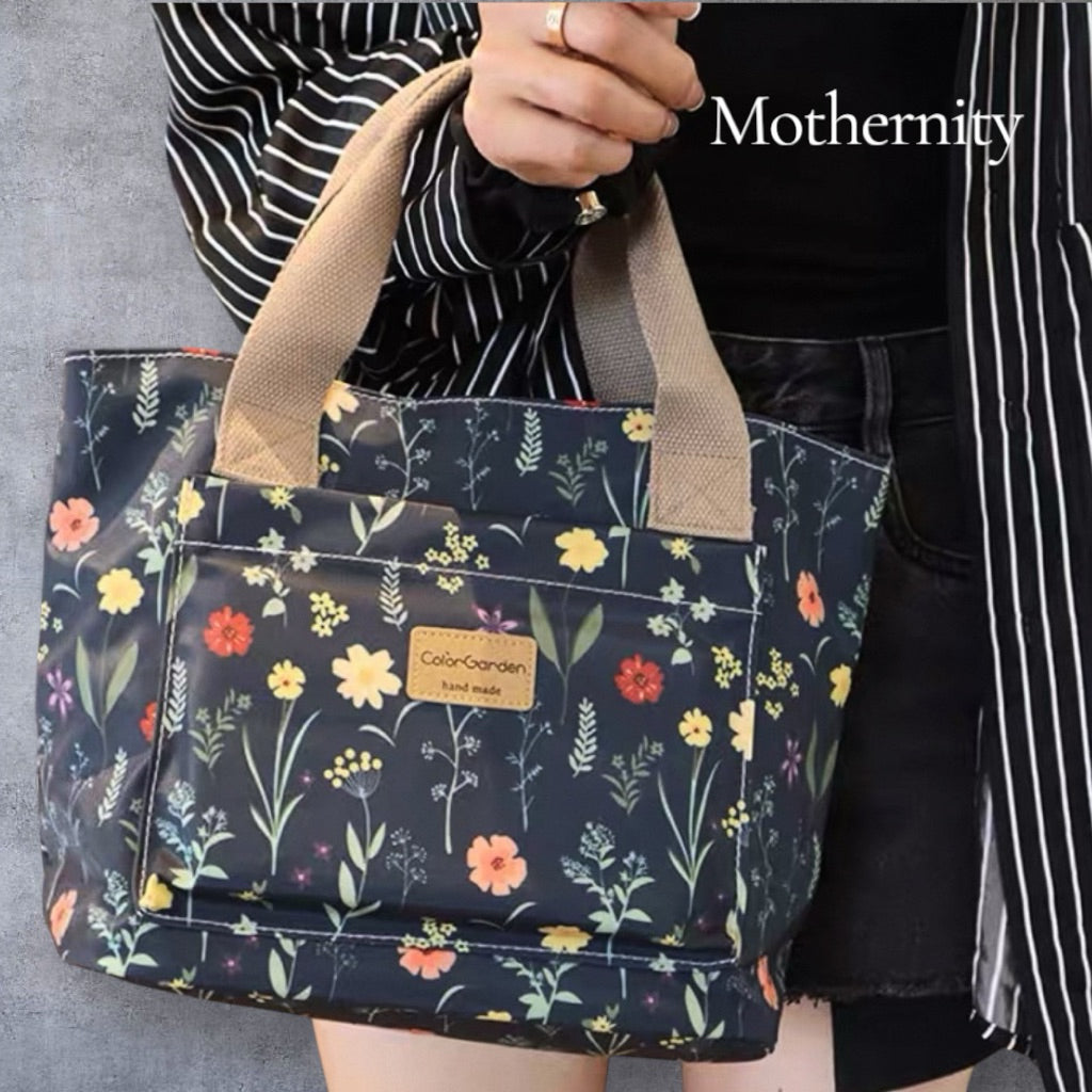 Water-Resistant Cute Tote Lunch Bag – Multi-Design Hand-Carry Bag | Mummy Bag, Student Bento Bag
