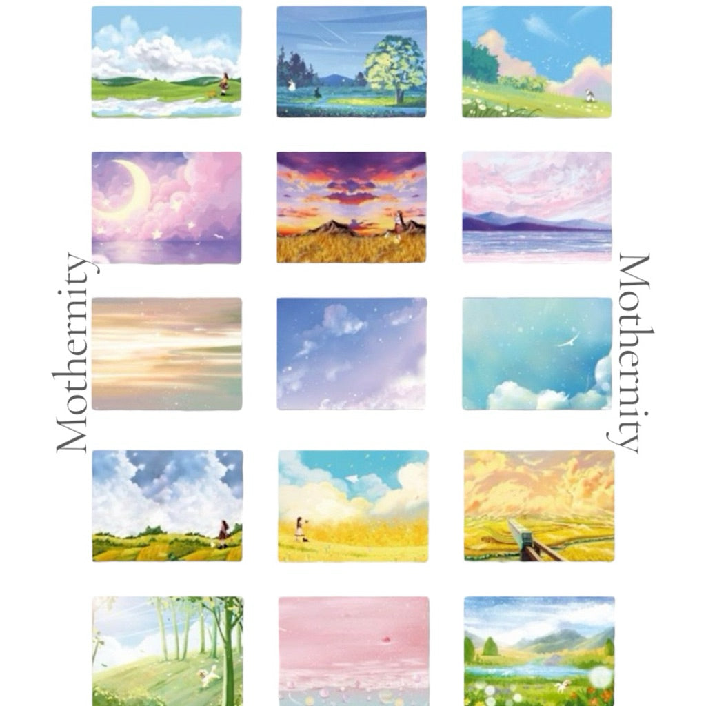 Life Beyond the Horizon Illustrated Journal – Vintage Full-Colour Diary with Thick Pages