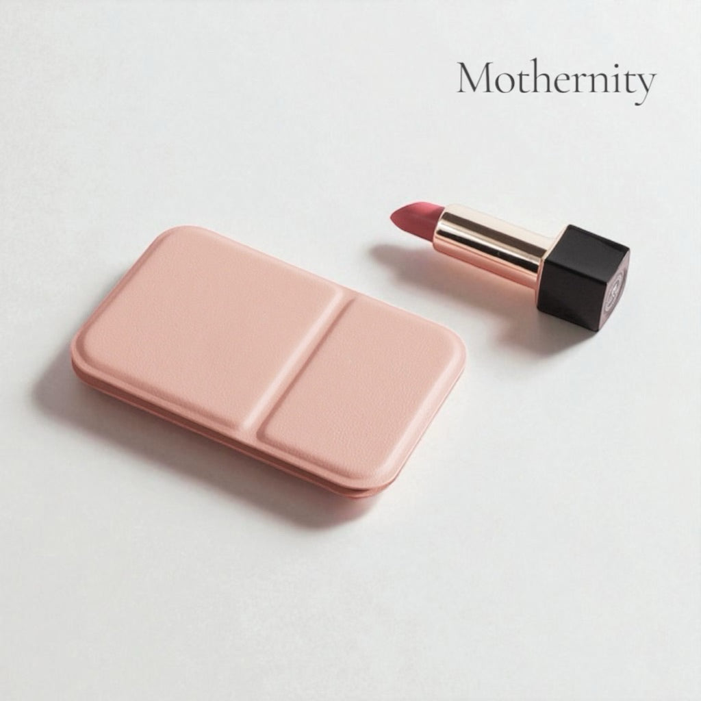 Mini Foldable Makeup Mirror | Handheld Stand Mirror Portable Compact for Desk Dorm Travel