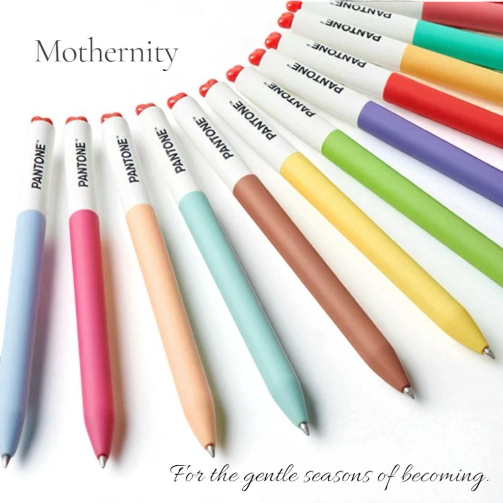 KACO x Pantone Gel Pens 2000–2025 | Twist Heart Top | 0.5mm Smooth Black Ink