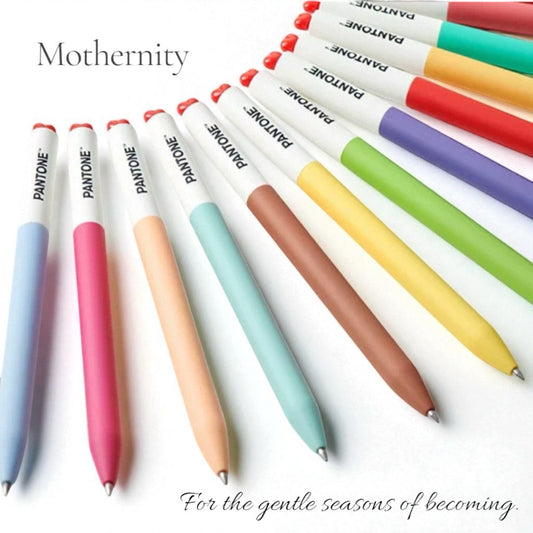 KACO x Pantone Gel Pens 2000–2025 | Twist Heart Top | 0.5mm Smooth Black Ink