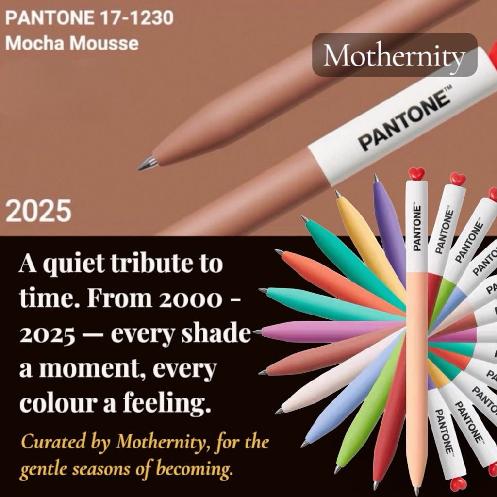 KACO x Pantone Gel Pens 2000–2025 | Twist Heart Top | 0.5mm Smooth Black Ink