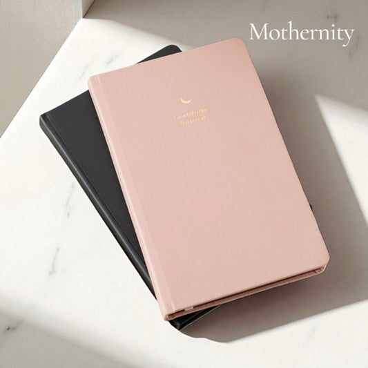 PU Leather A5 Gratitude Journal | Guided Prompts & Daily Quotes Notebook