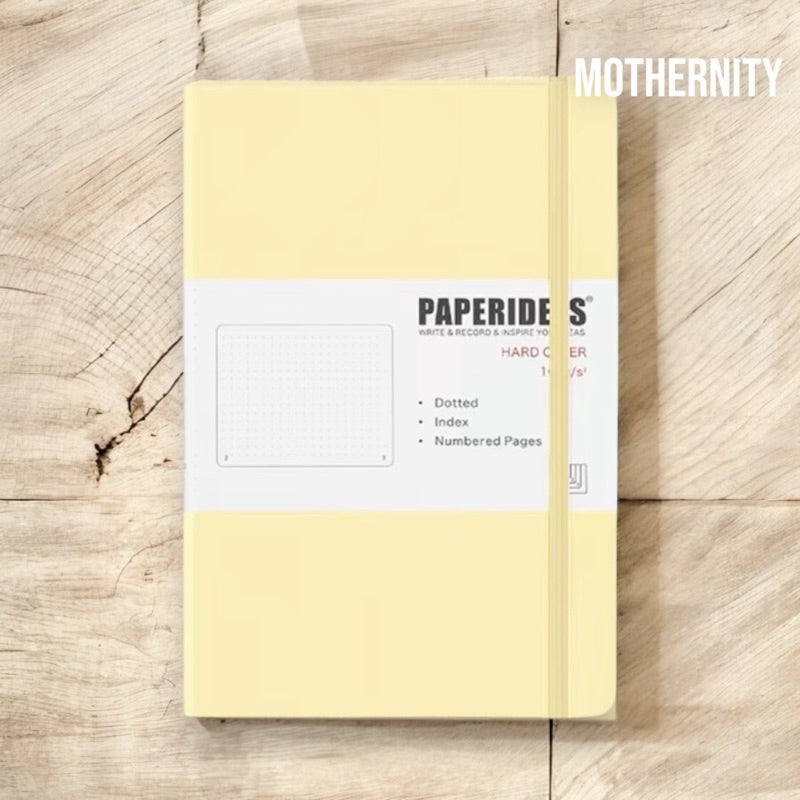 Paperideas A5 Dotted Bullet Journal | PU Leather Notebook | 188 Pages 100gsm | Minimalist Bujo
